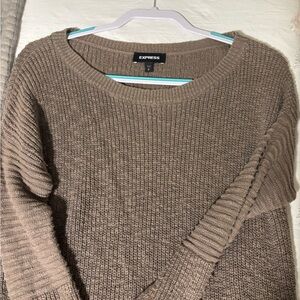Express Women's Taupe Sweater